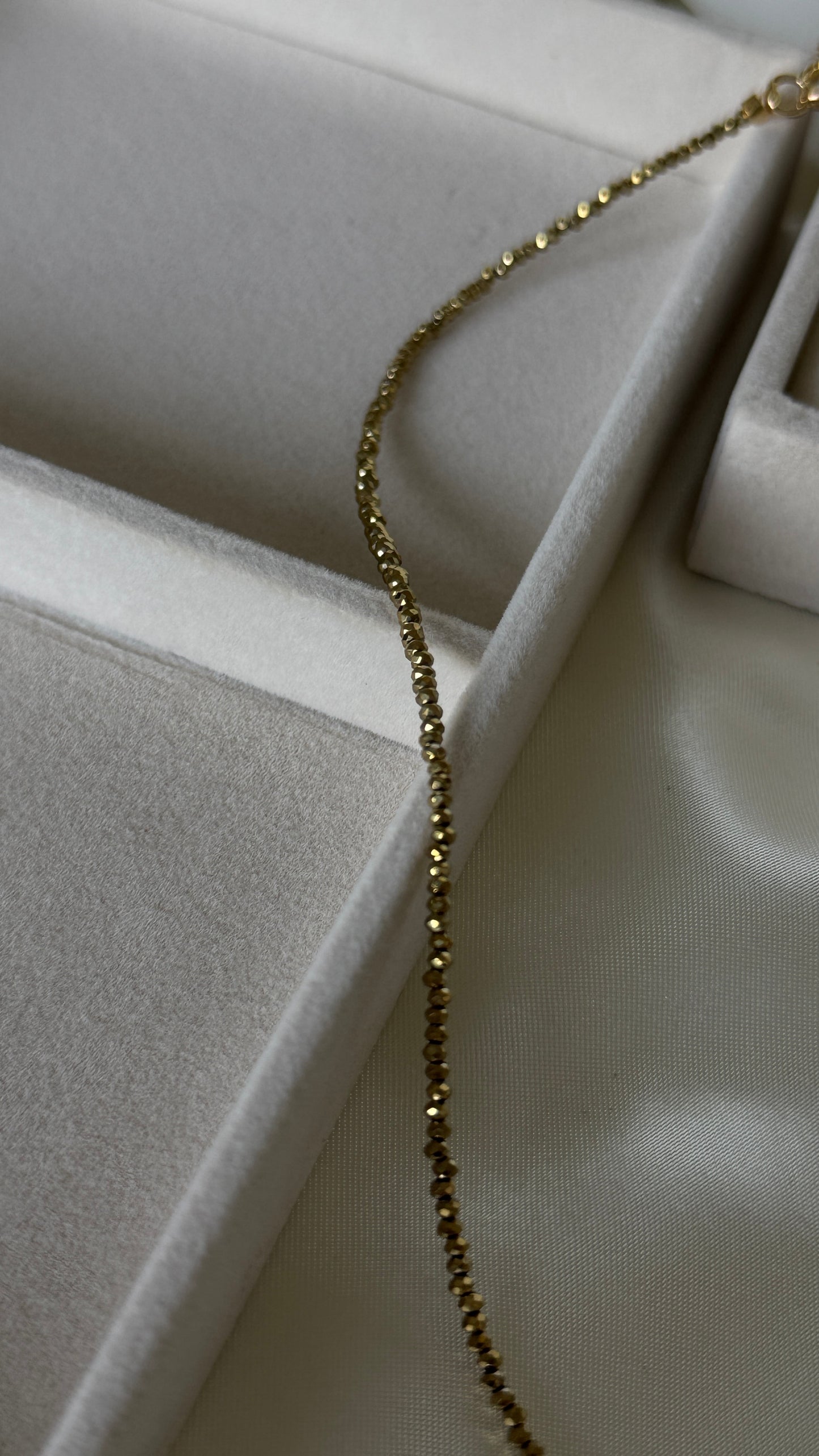 Hematite charms necklace