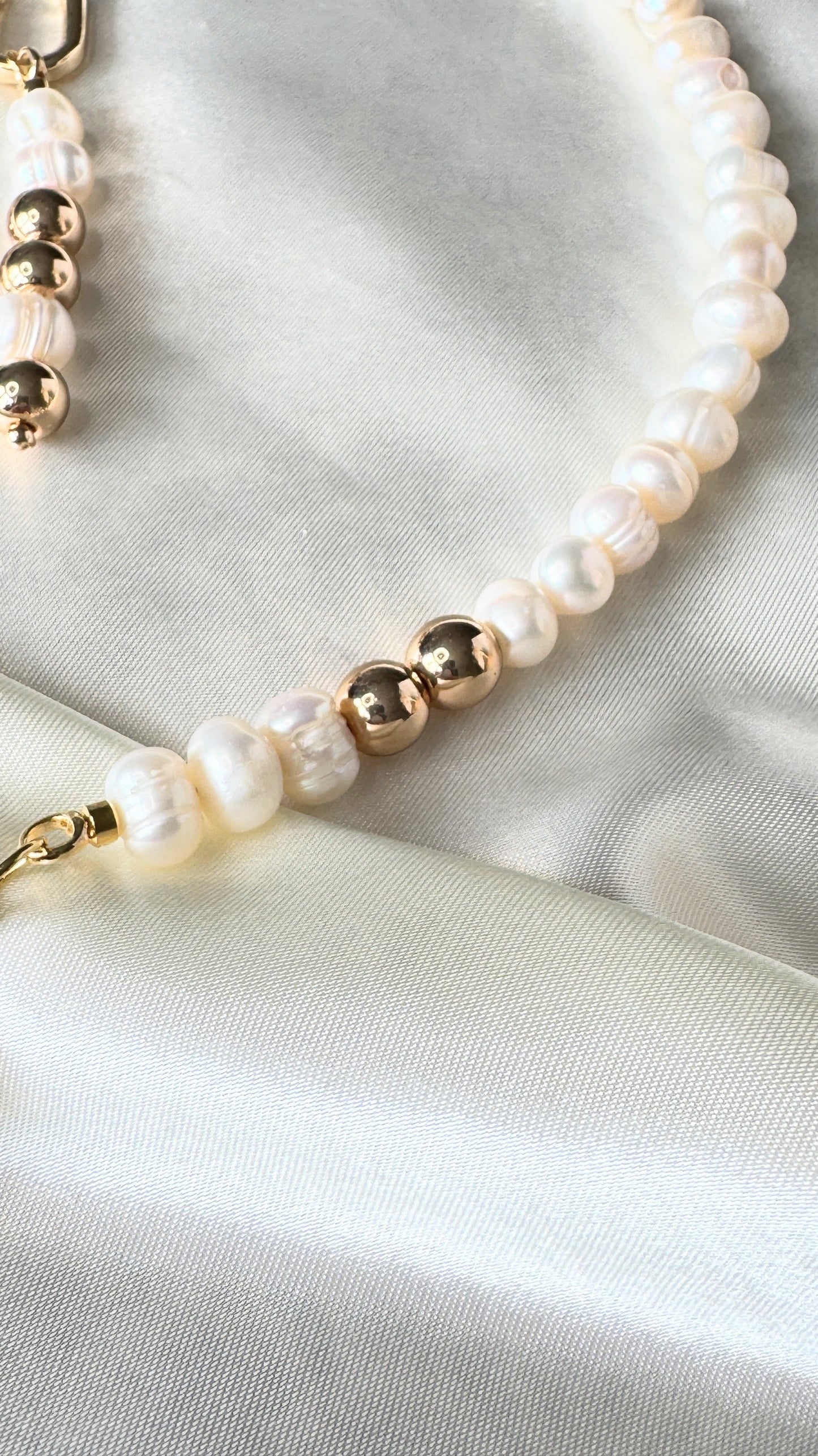 Golden Hematite Pearl Jewelry Set - Malvy Jewelry