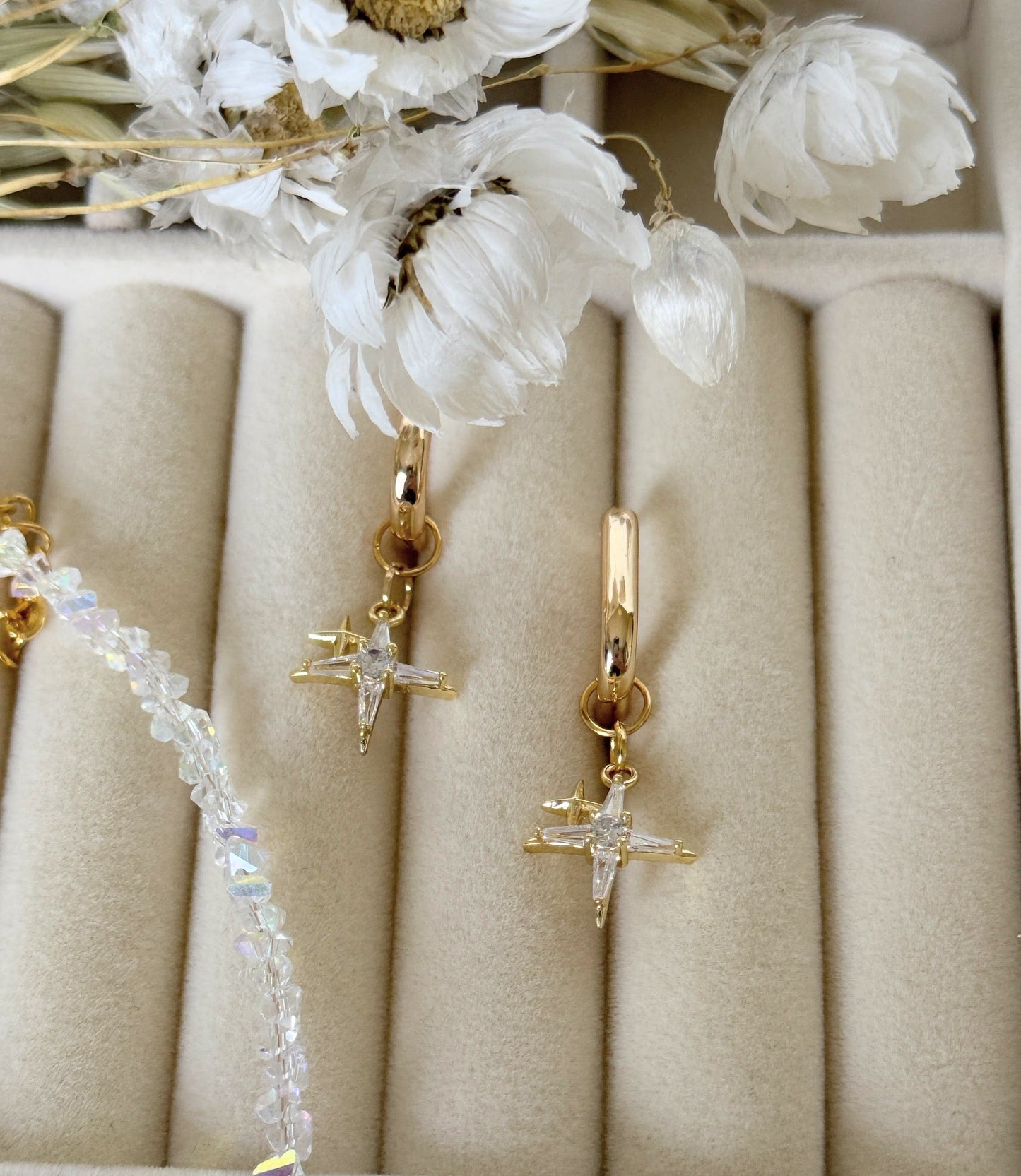 Stars Hematite Crystal Jewelry Set - Malvy Jewelry