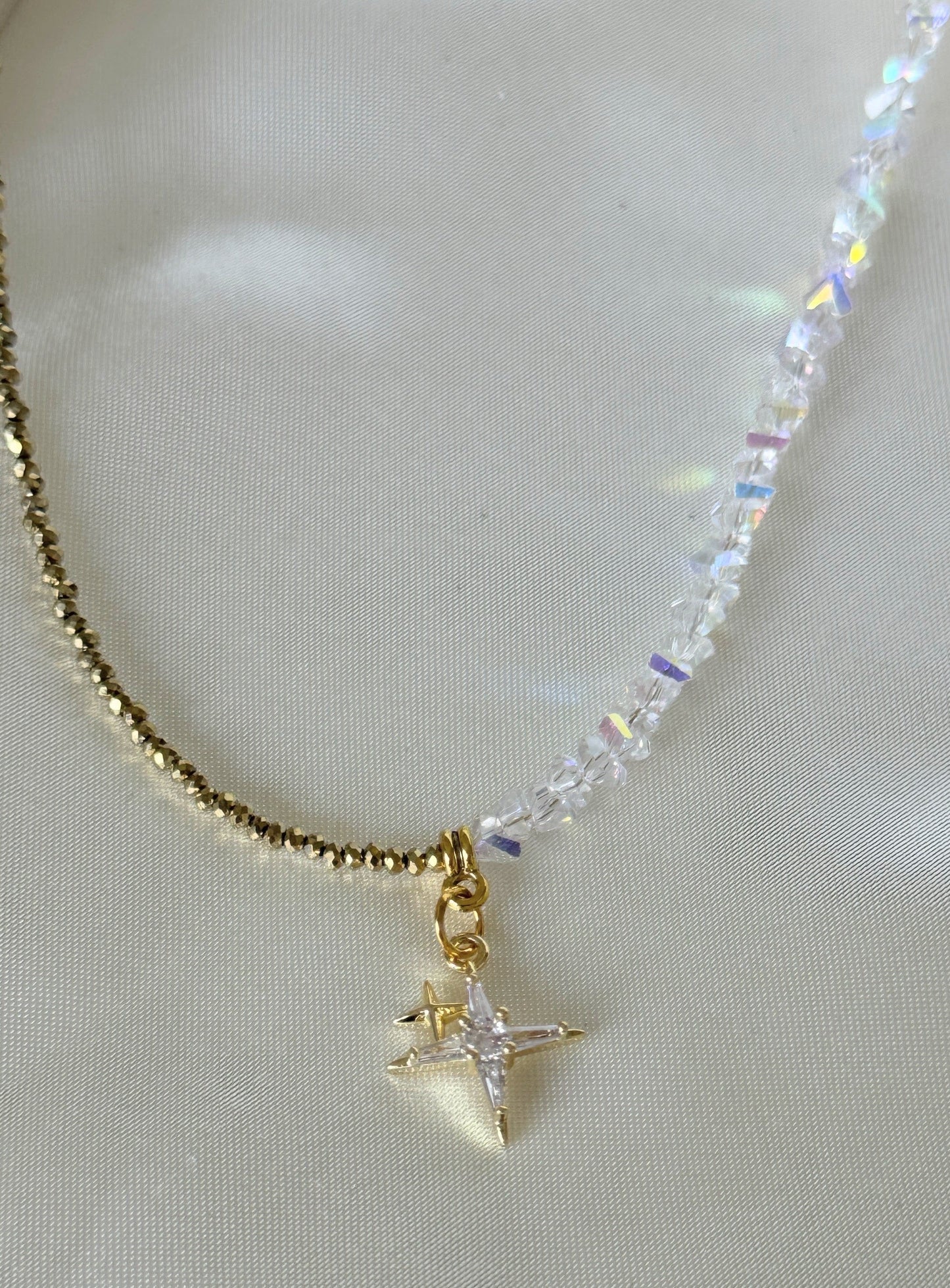 Stars Hematite Crystal Jewelry Set - Malvy Jewelry