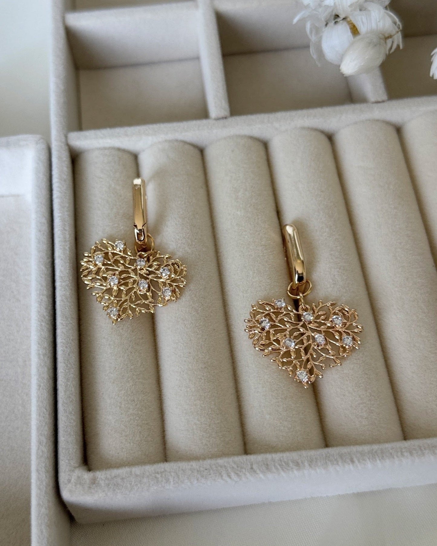 Tree Blue Crystal Hematite Jewelry Set - Malvy Jewelry